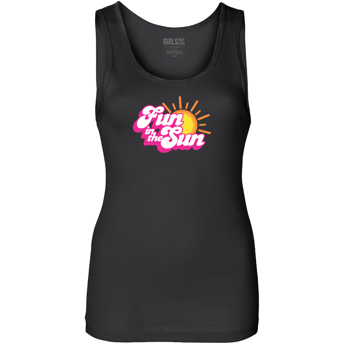 Fun In The Sun Tank - Black
