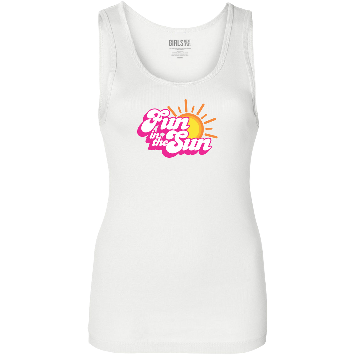 Fun In The Sun Tank - White