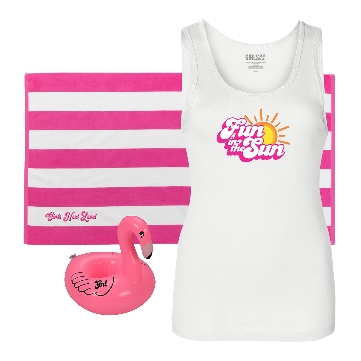 SUMMER BUNDLE - WHITE TANK
